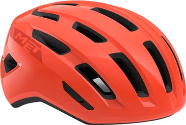 Casco Met Miles Mips Coral Brillante