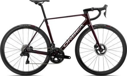 Rennrad Orbea Orca M10iLTD PWR Shimano Dura-Ace Di2 12-Gang 700 mm Weinrot 2024 T.51 167/172 cm – Ausstellungsmodell