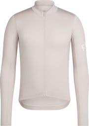 Camiseta de manga larga Rapha Pro Team Midweight Gris/Blanca