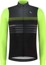 Maillot Manches Longues Vélo Rogelli Stryde Homme Noir/Jaune Fluo