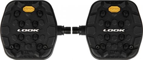 Schauen Sie Trail Grip Flat Pedale Schwarz