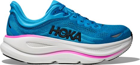 Chaussures Running Hoka Bondi 9 Bleu/Rose Femme