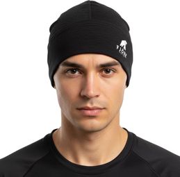 Bonnet Fjork Merino Pollux en laine mérinos ultra-fine – léger  respirant et thermorégulateur – noir