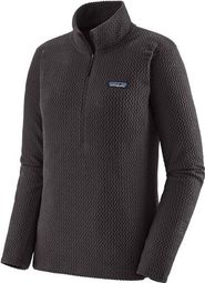 Felpa Patagonia R1 Air Zip Neck Nero Donna