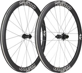 Coppia di ruote Vision Metron 45 SL 700 mm | 12x100 - 12x142 mm | CenterLock | Silver Edition