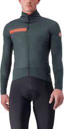 Castelli Beta Ros Long Sleeve Jas Groen/Oranje