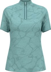 Odlo Ascent Chill-Tec Damespolo Groen