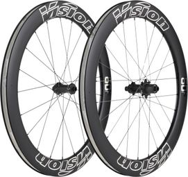 Coppia di ruote Vision Metron 60 SL 700 mm | 12x100 - 12x142 mm | CenterLock | Silver Edition