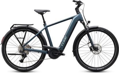 Nuride Hybrid Pro 800 Electric E-Bike with Shimano Deore XT, 12V, 800 Wh, Bosch 120 Nm, 700 mm, Deep Teal Blue, 2027
