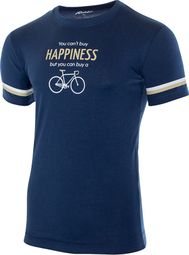 Rubb'r Happiness Kurzarm T-Shirt Blau