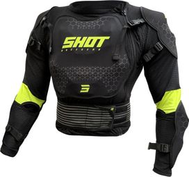 Shot Optimal 2.0 Zwart/Geel Kinderbeschermingsvest