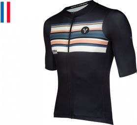 Maillot Manches Courtes LeBram Arpettaz Bleu Foncé Coupe Ajustée