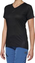 Dames 100% Airmatic Korte Mouw Jersey Zwart