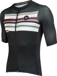 Maillot Manches Courtes LeBram Arpettaz Vert Coupe Ajustée