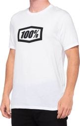 T-Shirt Maniche Corte 100% Tessile Essenziale / Protezione Bianca