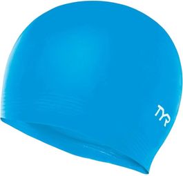 Gorro de natación de látex Tyr Azul