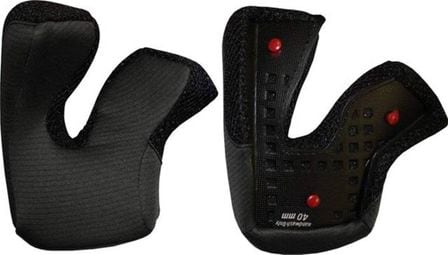 Almohadillas para casco Bell Full-9 Fusion Cheek Pads, negro