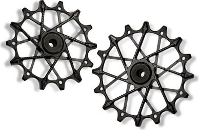 Garbaruk Schaltwerksrollen für Sram GX/XO/XX Eagle 12v Schwarz