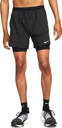 Pantalón corto 2 en 1 Nike Dri-Fit Stride negro