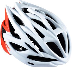 Casque de vélo - Blanc/Rouge Mat