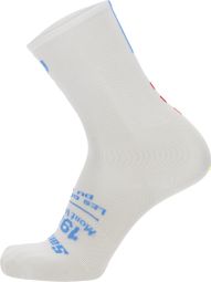 Santini Tour de France Mont Ventoux-sokken, wit