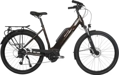 Vélo d'Exposition - Vélo Ville Electrique Sunn Urb Start Microshift Mezzo 8V 400Wh Marron 2024