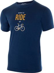T-Shirt Short Sleeve Rubb'r Ride Blue
