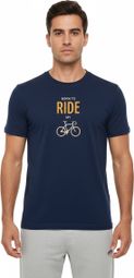 Rubb'r Ride Short Sleeve T-Shirt Blue