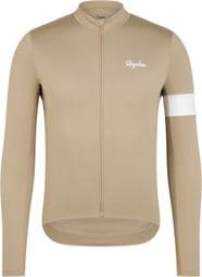 Rapha Core Thermal Beige/White long sleeve jersey