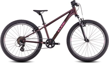 Cube Acid 240 Kid MTB Shimano 7S 24'' Molotov Purple Green 7 - 10 Years Old