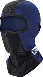 Cachecou Visage en Soie Glacée Anti UV Bleu