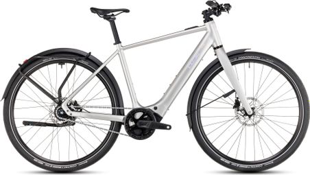 Cube Editor Hybrid SLX FE 400X Electric Fitness Bike Shimano Alfine 8S 400 Wh 700 mm Sleek Grey 2025