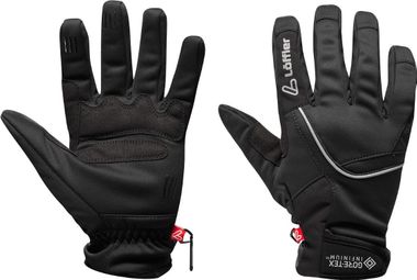 Gants Loeffler Gants de randonnée WS Warm-softshell-Noir