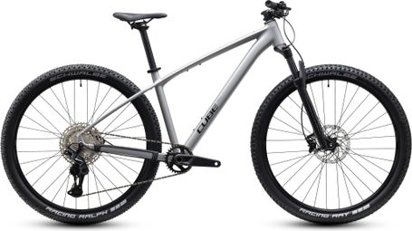 Cube Reaction Pro Shimano 12-Speed 29'' Mountain Bike, Platinum Gray, 2027