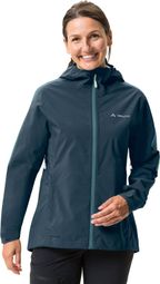 Veste de Pluie VTT Femme Vaude Moab II Bleu