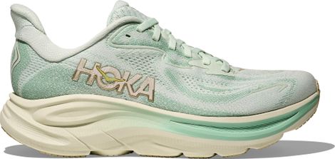 Chaussures Running Hoka Clifton 10 Bleu/Vert Femme