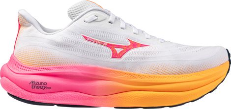 Mizuno Wave Sky 9 Hardloopschoenen Wit/Oranje/Roos Unisex