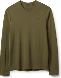 Camiseta técnica de manga larga RAB Force Verde para hombre 