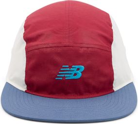 New Balance 5-Panel Cap, Size 47, Red