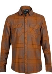 FOX Traildust bruin flanellen overhemd