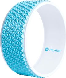 Pure2Improve Roue de yoga 34 cm Bleu et blanc