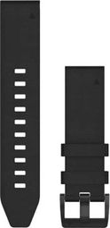 Bracelet Cuir Garmin QuickFit 22 mm Noir