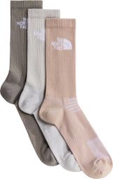 The North Face Multi Sport-sokken, grijs (set van 3)