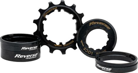 Reverse Single Speed Kit (voor Shimano Micro Spline naafhuis) Zwart