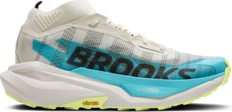 Brooks Cascadia Elite Trail Running Shoes, White/Blue, Unisex