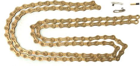 YABAN Chain SL-H110-Ti Campagnolo 11S Gold