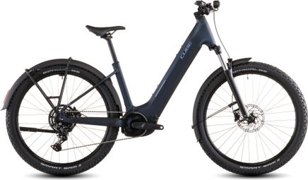 Cube Reaction Hybrid Performance 600 FE Easy Entry Electric Hardtail MTB Shimano 9S 600 Wh Bosch 75 Nm 27.5'' Indigo Blue 2026