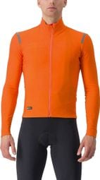 Castelli Tutto Nano Ros Orange Long Sleeve Jacket