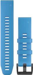 Bracelet Silicone Garmin QuickFit 22 mm Bleu Cyan