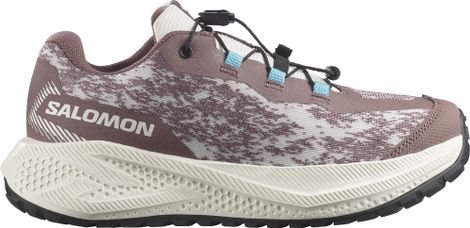 Salomon Aero GRVL Running Shoes, Brown/White, Kids'